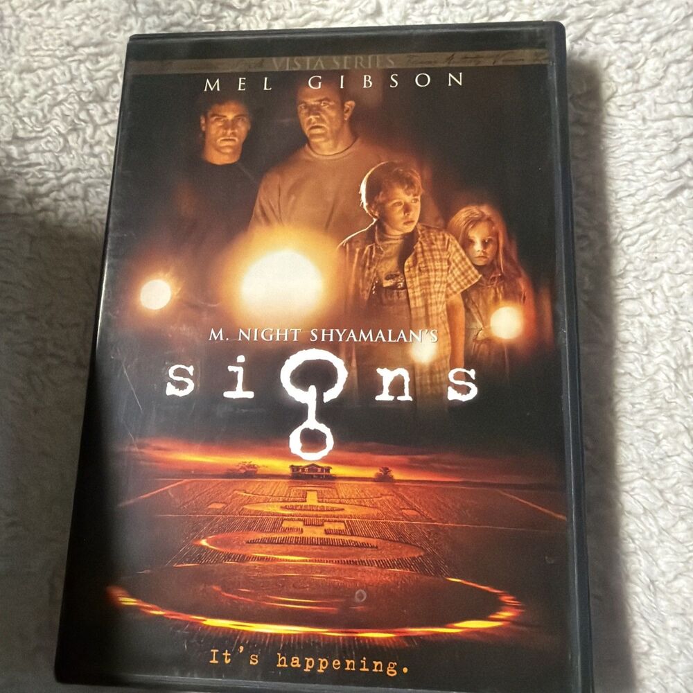 SIGNS DVD MEL GIBSON PG-13 see pics